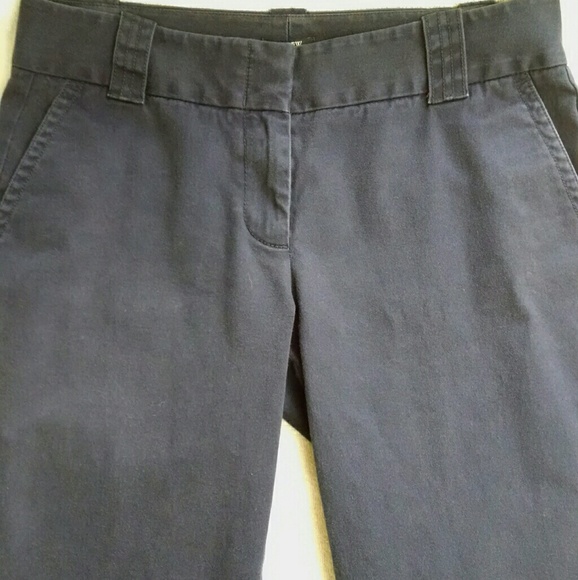 J. Crew Factory Pants - J Crew Favorite Fit Navy capri pants size 4